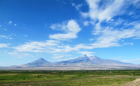 Il monte Ararat visto dall'Armenia. Foto di Nadia Pasqual
